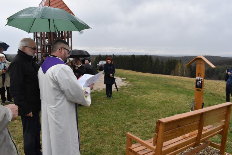 Odprtje in blagoslov Porabske križeve poti, 25. marec 2023 (foto: Silva Eöry; vir: Fb Državna slovenska samouprava)