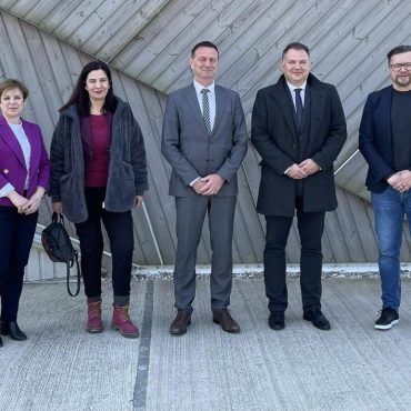 Obisk delegacije iz Varaždina v Murski Soboti, april 2023 (foto: fb MOMS)